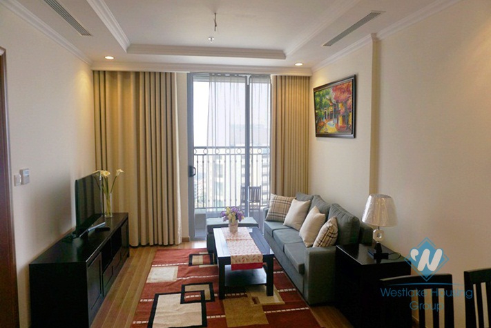 High floor apartment, fresh and airy in Vinhomes Nguyen Chi Thanh, Dong Da district 